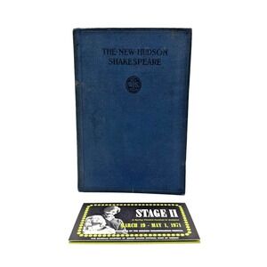 The Tragedy of Hamlet by The New Hudson Shakespeare 1909 Antique Hardcover